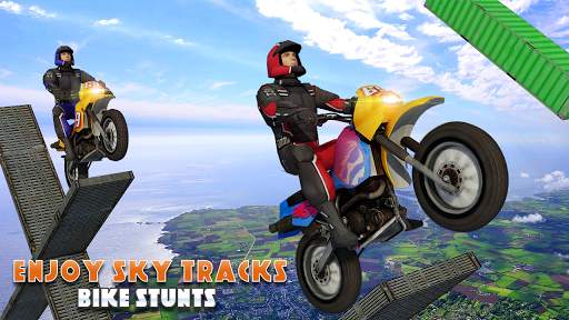 Stunt Bike Racing Impossible Tracks Stunt Games screenshot 5