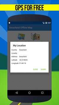 🌏 GPS Maps of Swaziland : Offline Map Navigation screenshot 4