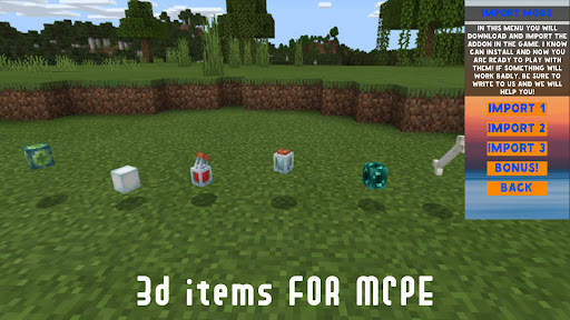 3d Items Mod for Minecraft PE screenshot 4