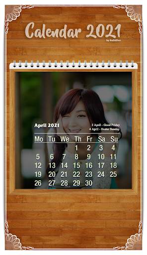 Bingkai Foto Kalender 2021 📆 screenshot 3