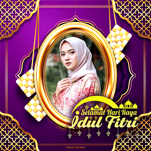 ikon Bingkai Foto Idul Fitri 2021