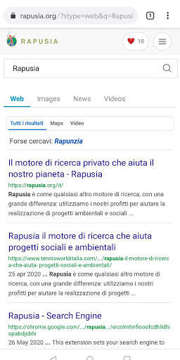 Rapusia Browser - Social and Privacy screenshot 2