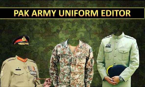 Pak Army Suit Photo Editor - Uniform Changer 2018 screenshot 1