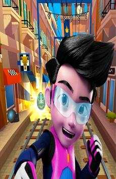 Ejen Ali Dash Run City Subway Run screenshot 2