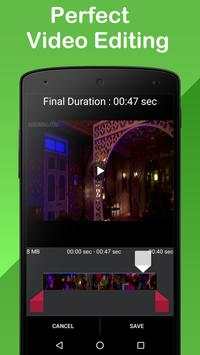 Vidoe cutter for android screenshot 2