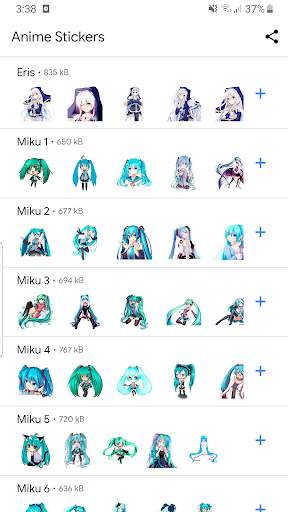 Anime Stickers (WAStickerApps) - Stickers Anime WA screenshot 1