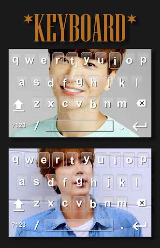 Super Junior Keyboard (Keypad Background) screenshot 2