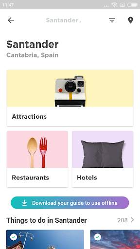 Santander Travel Guide in Engl screenshot 1