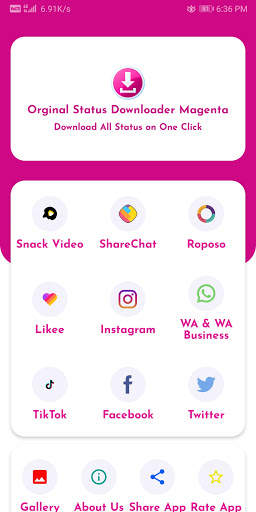 Orginal Status Downloader Magenta screenshot 3