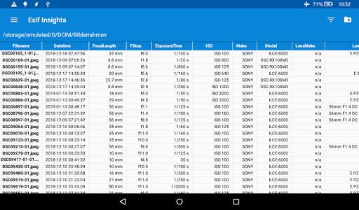 Exif Insights - photo metadata viewer and analyzer screenshot 9