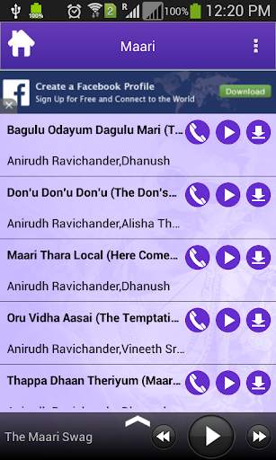 Maari Movie Songs screenshot 2