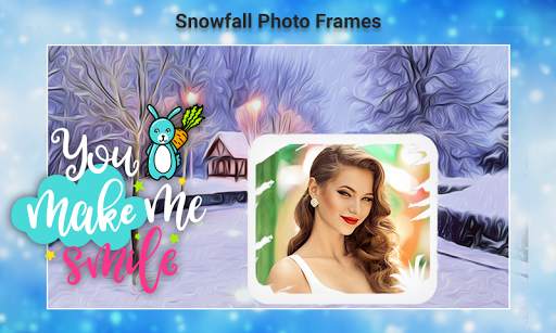 Snowfall Photo Frames 3 تصوير الشاشة