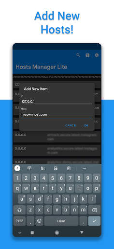 Hosts Manager Lite screenshot 3