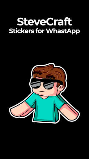 SteveCraft (Minecraft Fan) Stickers for WhatsApp screenshot 1