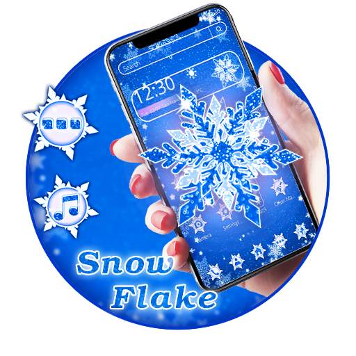Blue Bright Snowflake Theme 1.1.4