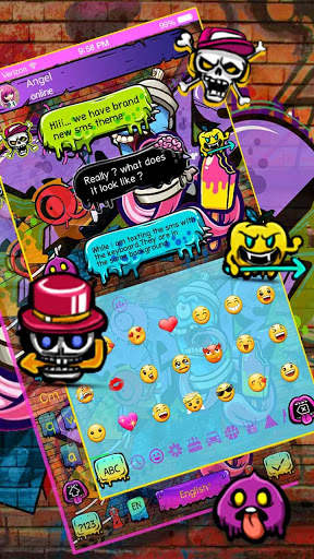 Street Graffiti SMS Keyboard screenshot 3
