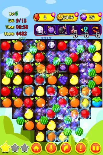 Cartoon Fruit Saga screenshot 1
