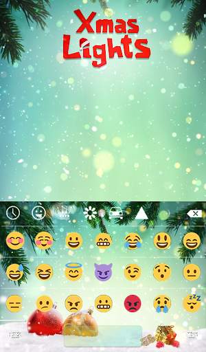 Xmas Lights Animated Keyboard   Live Wallpaper screenshot 4