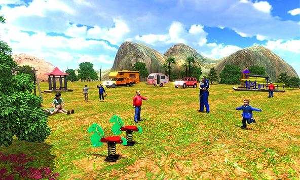 Modern Offroad Uphill Camper Van Bus Simulator screenshot 4