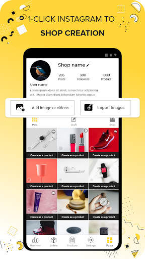 WINDO - Create Free Online Shop via Instagram page screenshot 1