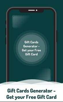 Gift Cards Generator - Get your Free Gift Card 1 تصوير الشاشة