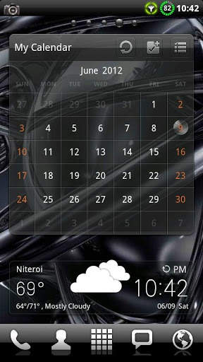 Black Pearl GO Launcher Theme screenshot 8