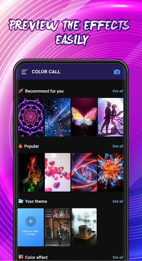 Color Call Flash - Call Screen screenshot 1