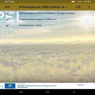 Hlengiwe Mhlaba Best Songs 1 تصوير الشاشة