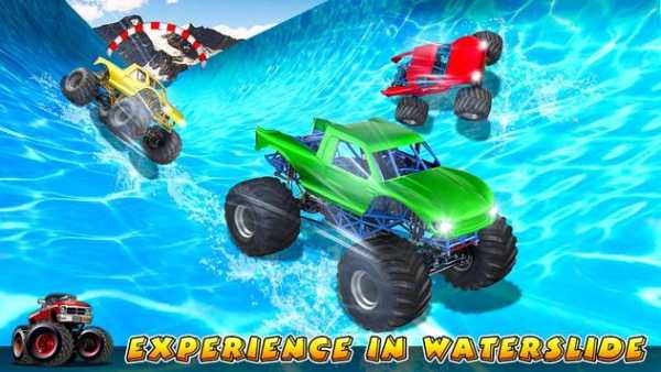 Xtreme Monster Truck Waterslide Race screenshot 6
