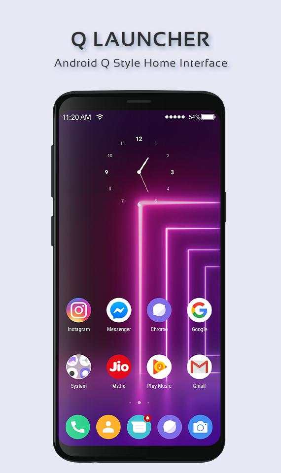 Q Launcher for Android - Android Q 10 style screenshot 3