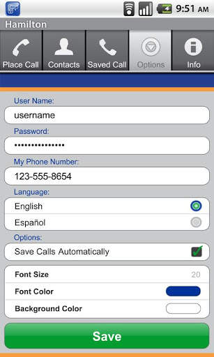 Hamilton CapTel screenshot 3