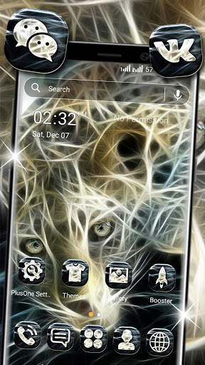 Fractal Leopard Launcher Theme screenshot 1