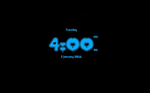 Love clock live wallpaper screenshot 10