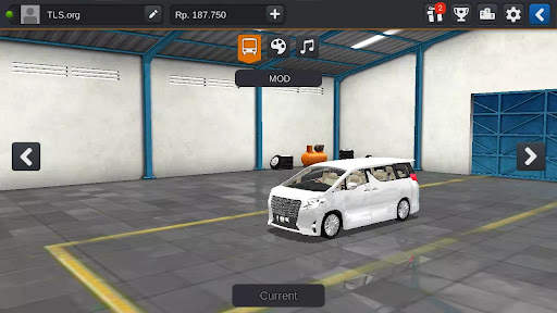 Mod Bussid Mobil Alphard Ceper screenshot 1