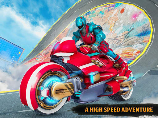 Impossible Bike Stunts Racing – Robot Bike Games screenshot 7