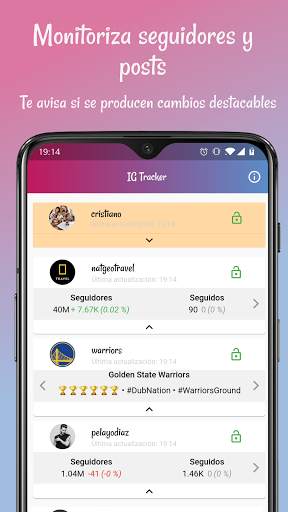 IG Tracker - Monitoriza cuentas de Instagram screenshot 2