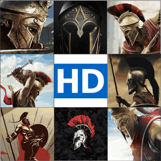 ikon Spartan Warrior HD Wallpaper