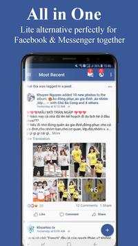Faster for Messenger Lite screenshot 1