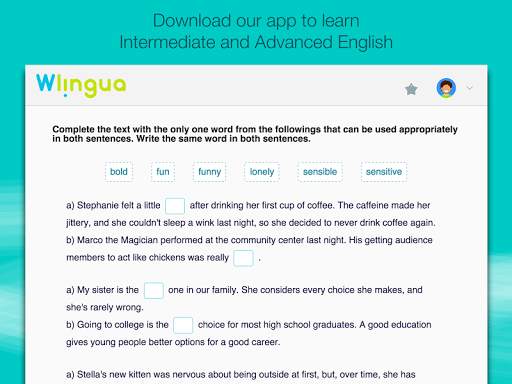 Advanced English with Wlingua screenshot 9