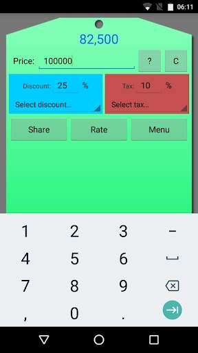 Discount and Tax Calculator screenshot 5