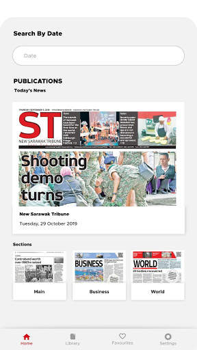 New Sarawak Tribune e-paper screenshot 2