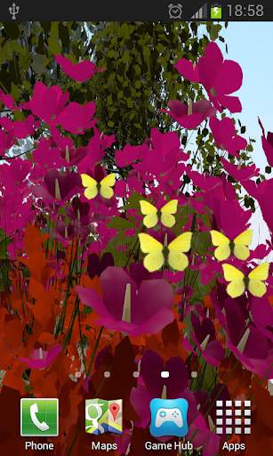 Butterflies Live Wallpaper screenshot 1