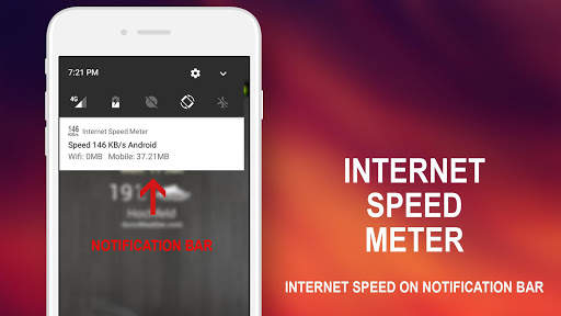 Internet Speed Meter - Monitor Live Internet Speed screenshot 1