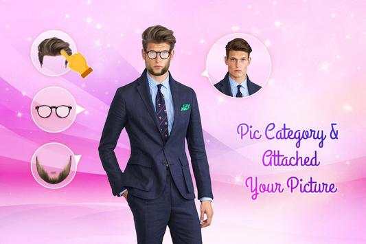 Men Hair Style: Photo Editor screenshot 1