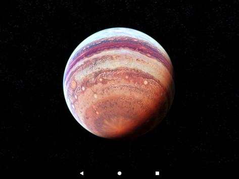 Jupiter Live Wallpaper 14 تصوير الشاشة
