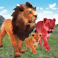 Lion Family Simulator 3d Games logo