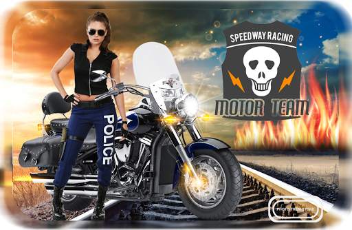 bike photo frame screenshot 1