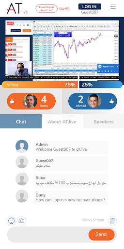 AT Live - Live Streaming With Forex & CFD Experts screenshot 2