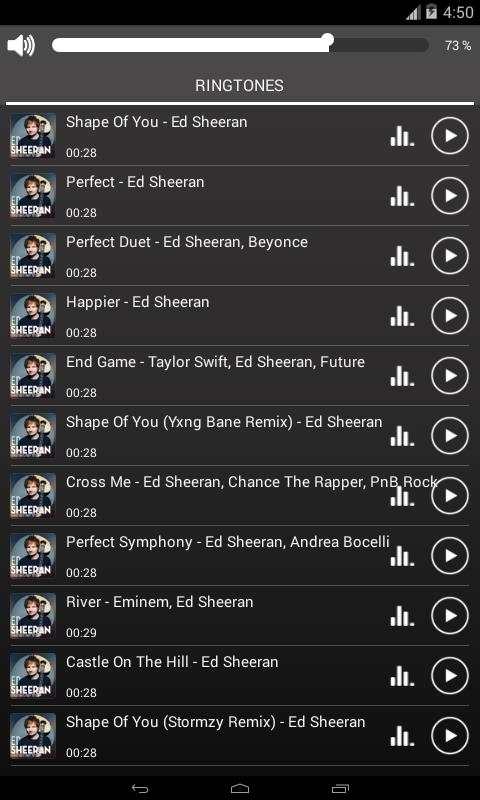 ED Sheeran Ringtones Free screenshot 2