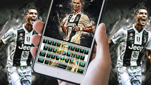 Cristiano Ronaldo Juve Keyboard Theme screenshot 1